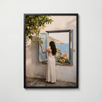 Amalfi Citrus Poster – svart ram