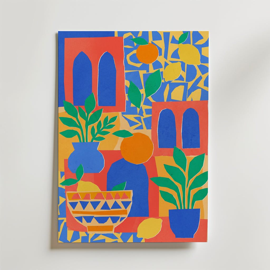 Arched Still Life Poster – canvas utan passepartout