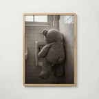 Bathroom Teddy Poster – ekram