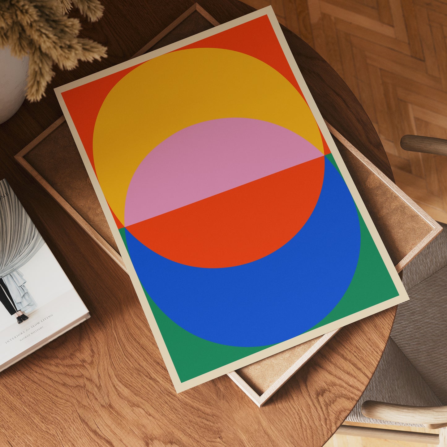 Bauhaus Half Circle Harmony Poster