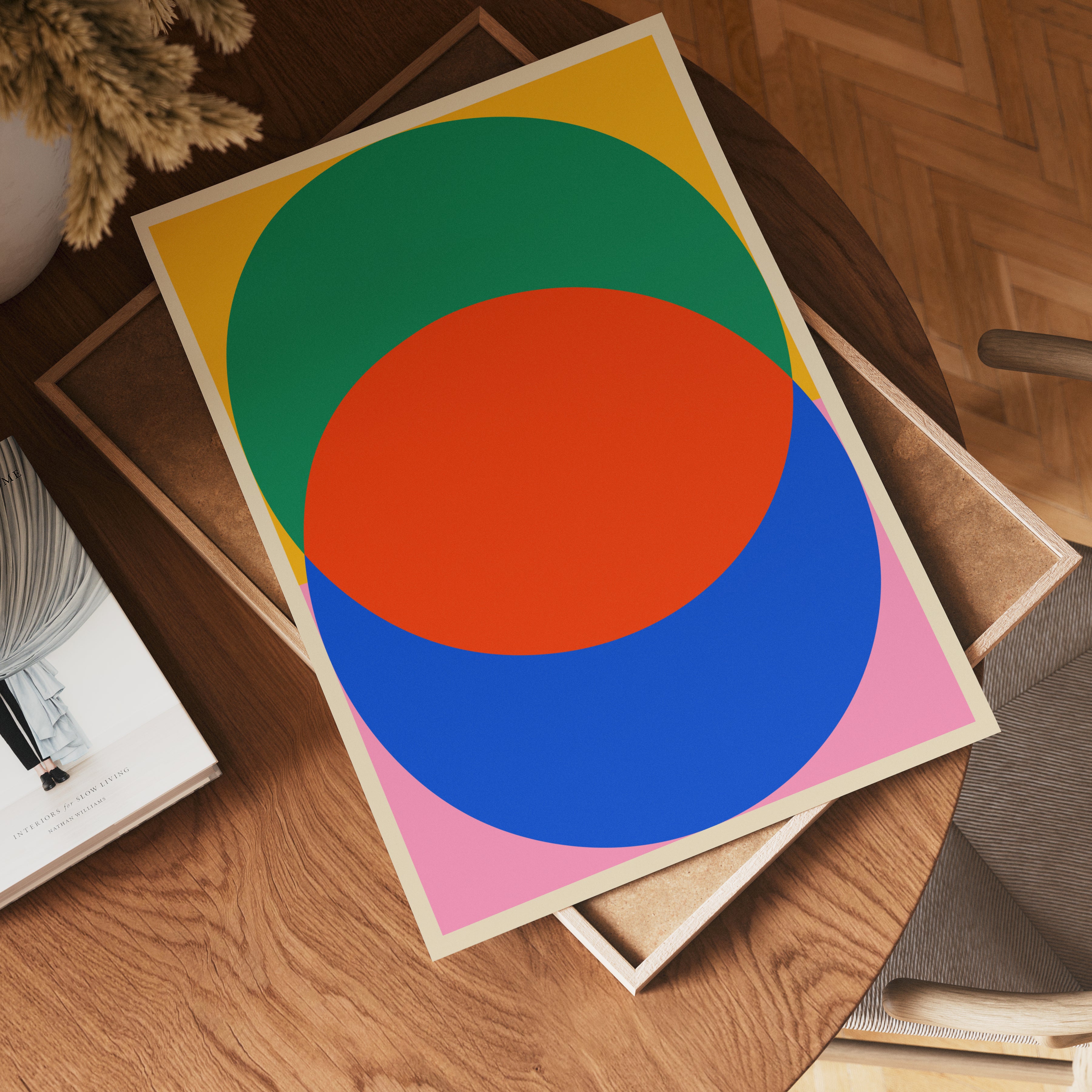 Bauhaus Circles Poster