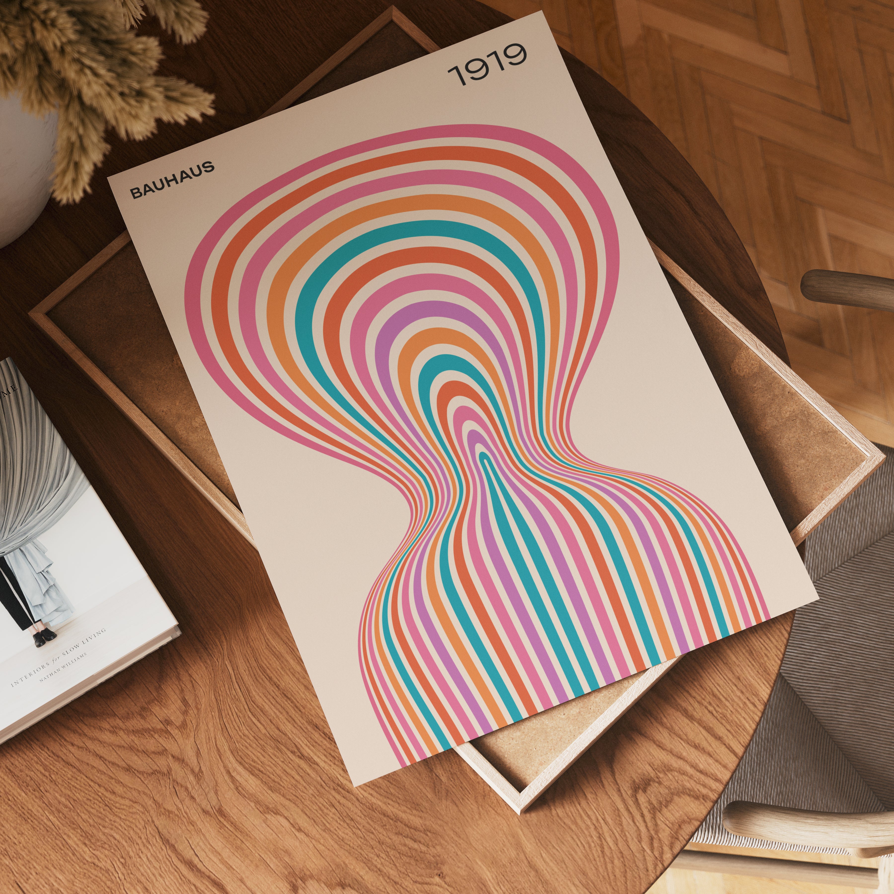 Bauhaus Vortex Poster