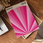 Bauhaus Pink Radiance Poster