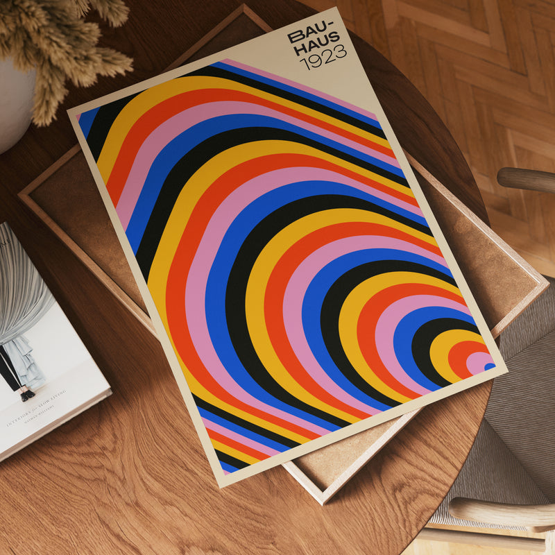 Bauhaus Arches Poster