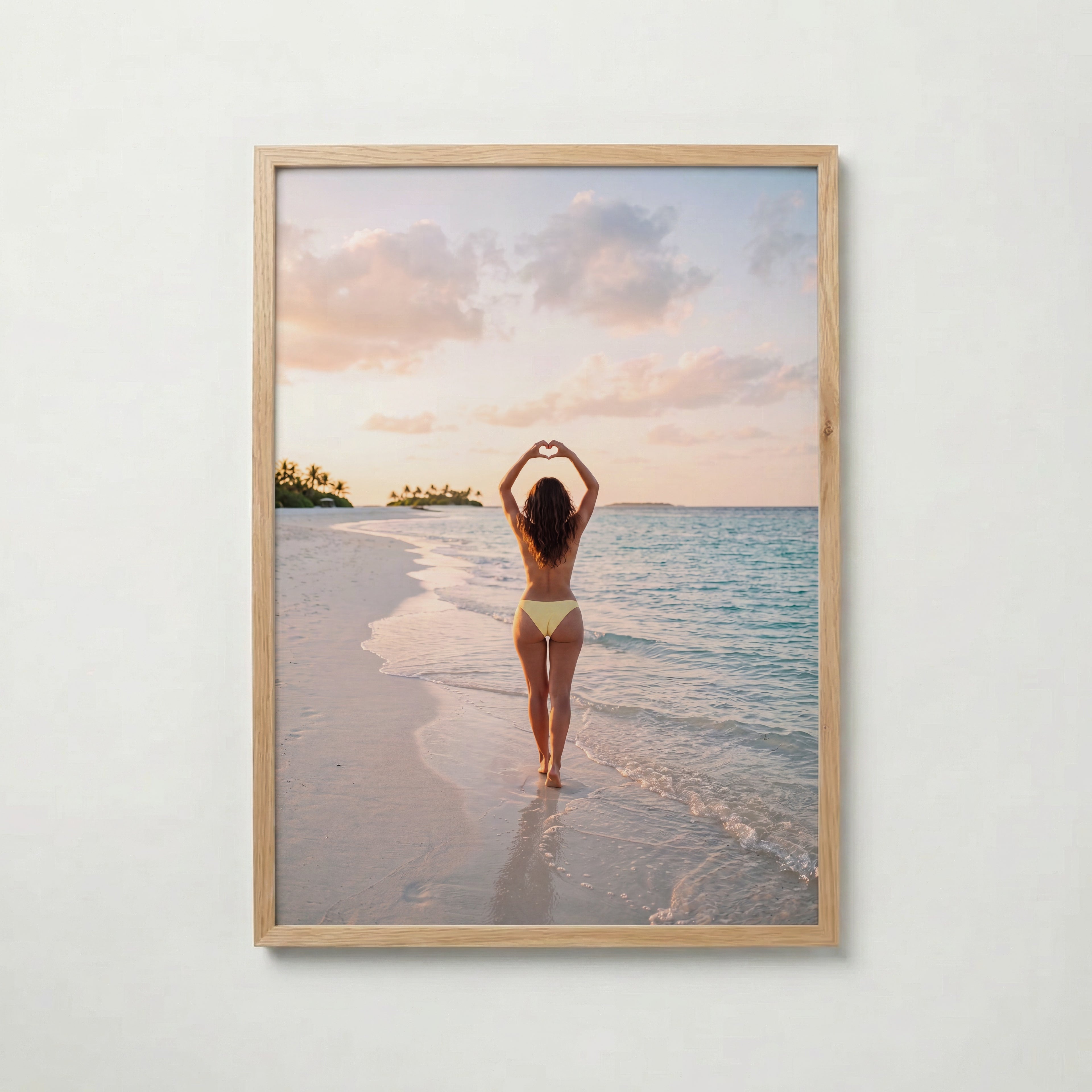 Beach Heart Poster – ekram