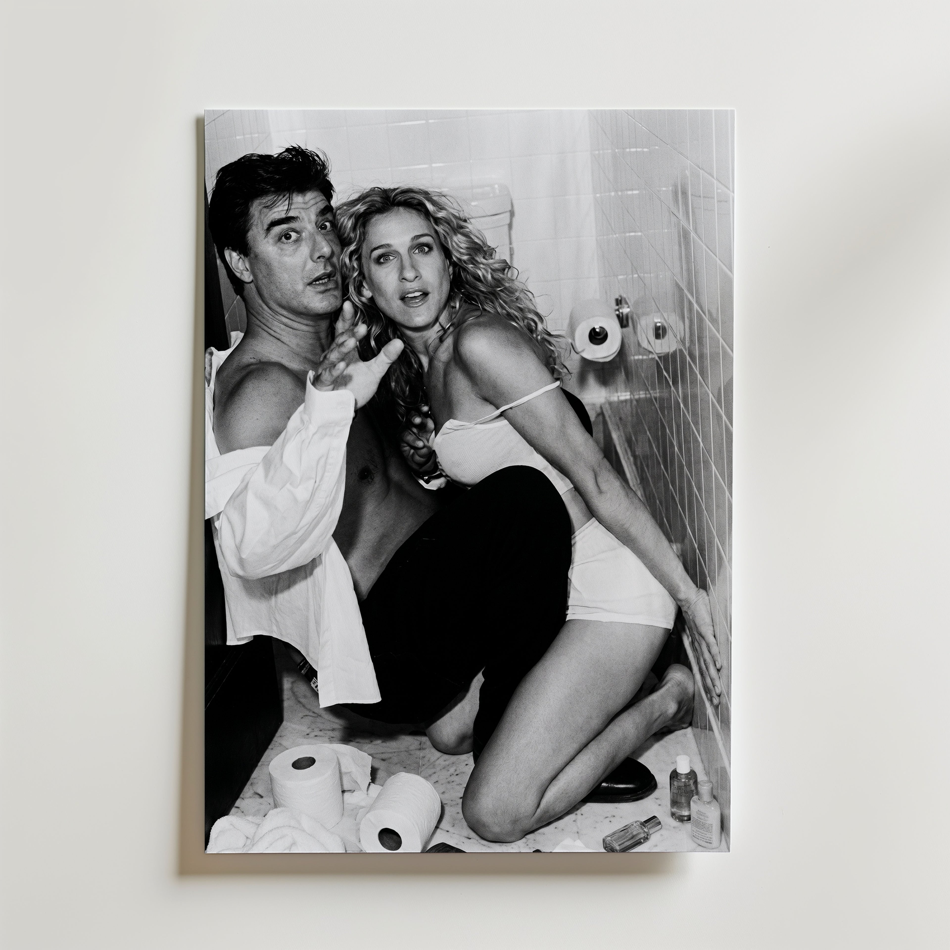 Bathroom Chaos Poster