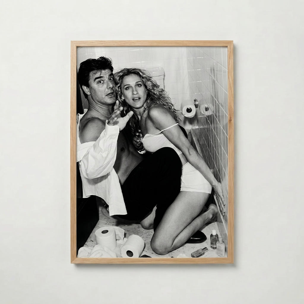 Bathroom Chaos Poster