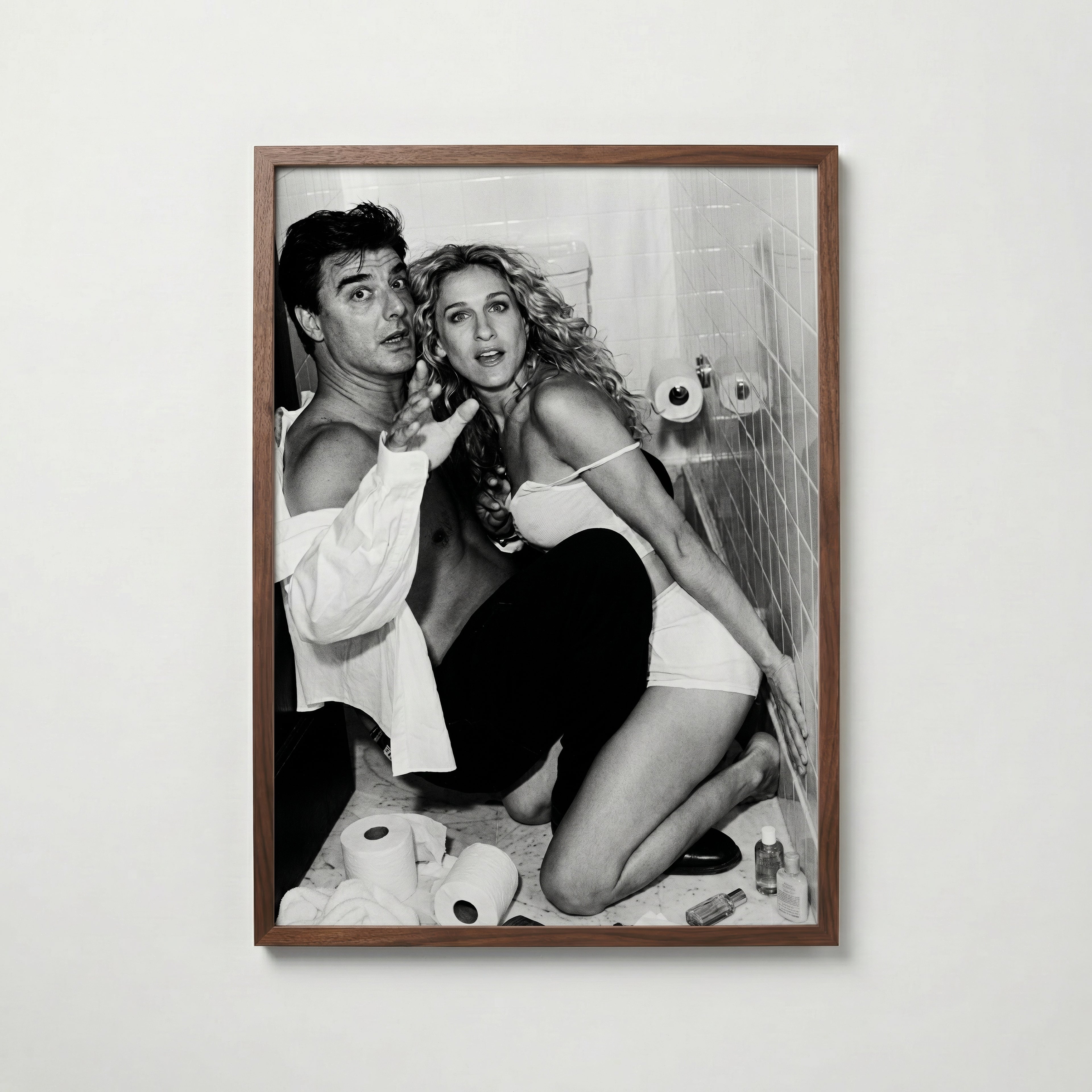 Bathroom Chaos Poster