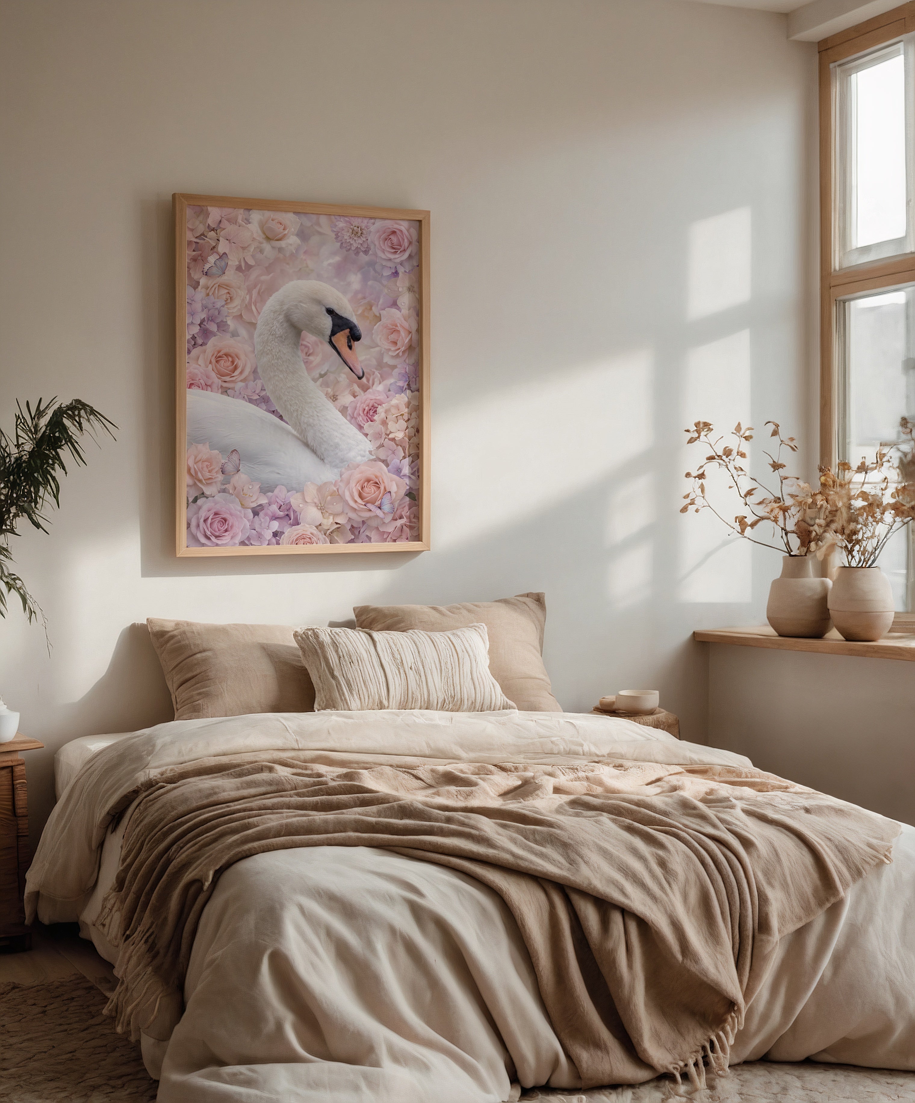 Blomstersvan Poster – i rum 2