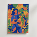 Bloom Figure Poster – canvas utan passepartout