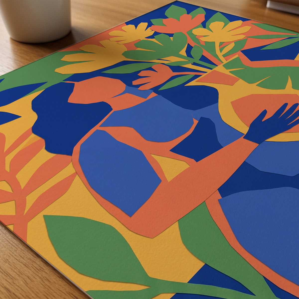 Bloom Figure Poster – närbild på papper