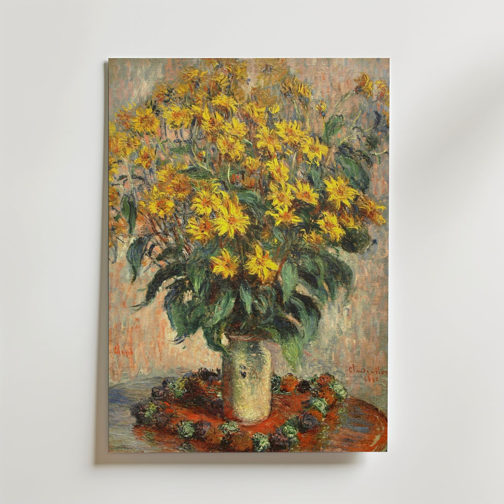 Claude Monet Bouquet Of Sunflowers Poster – utan passepartout