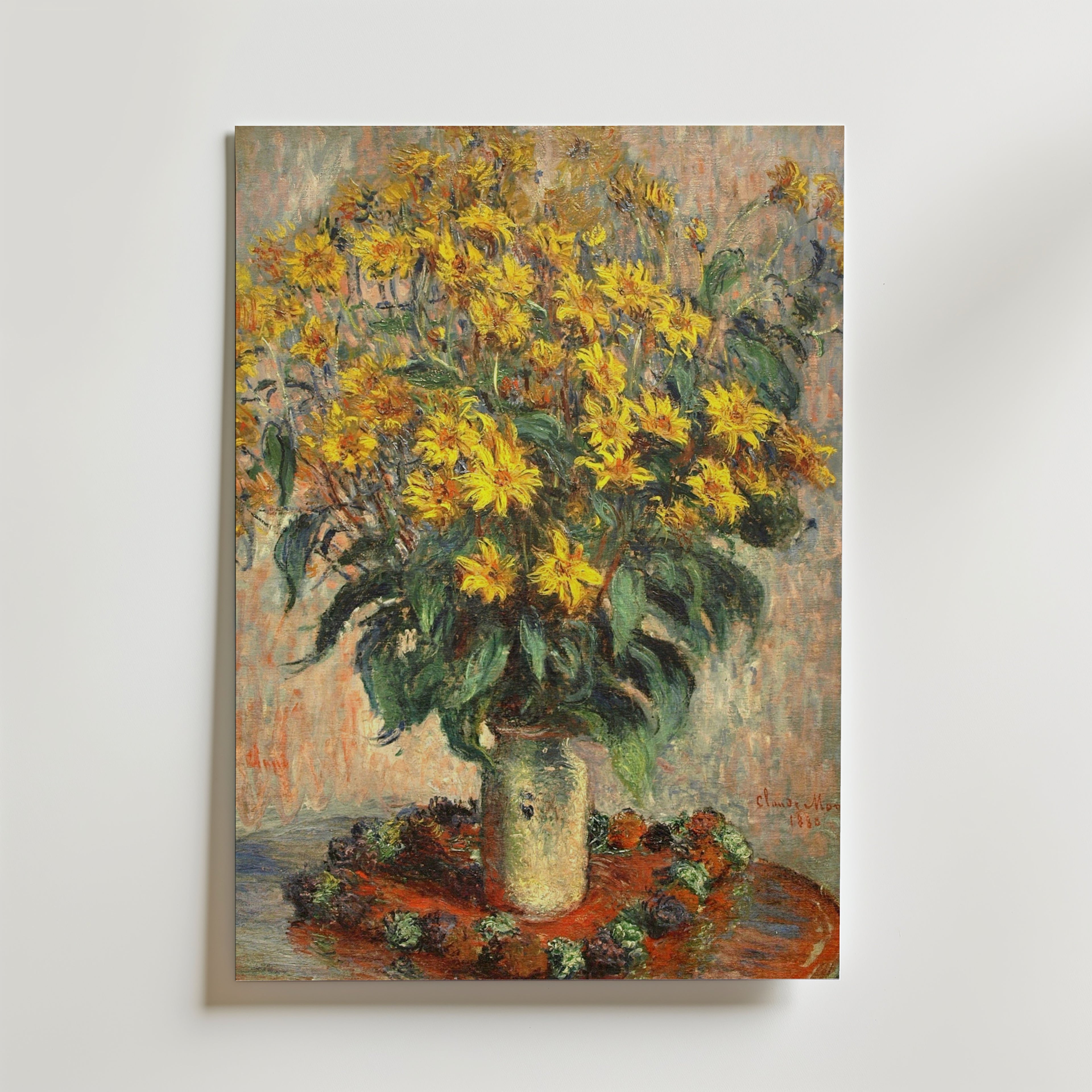 Claude Monet Bouquet Of Sunflowers Poster – utan passepartout
