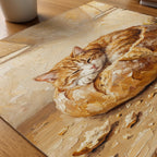Bread Cat Poster – närbild på papper