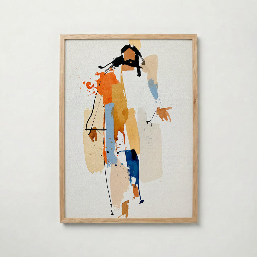 Brushed Figure Poster – ekram