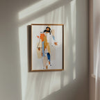Brushed Figure Poster – i rum 1