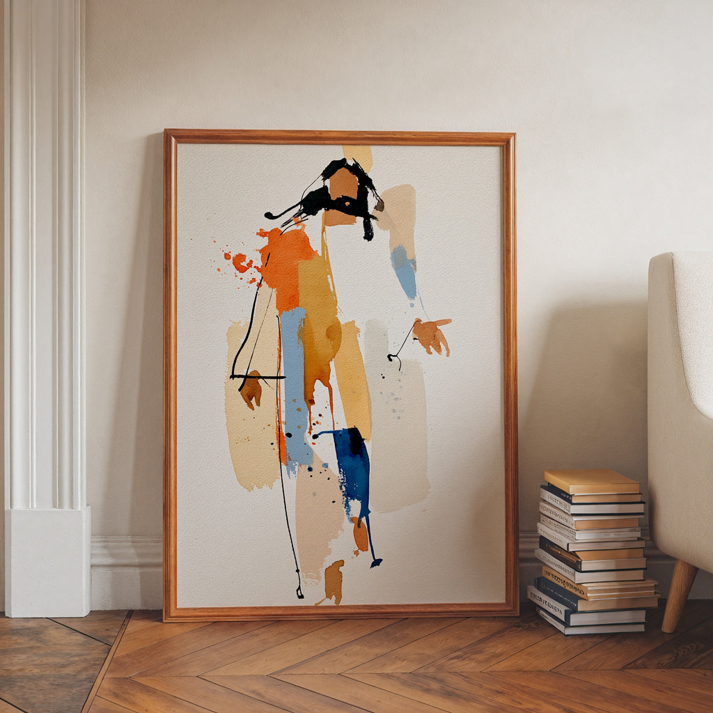 Brushed Figure Poster – i rum 2