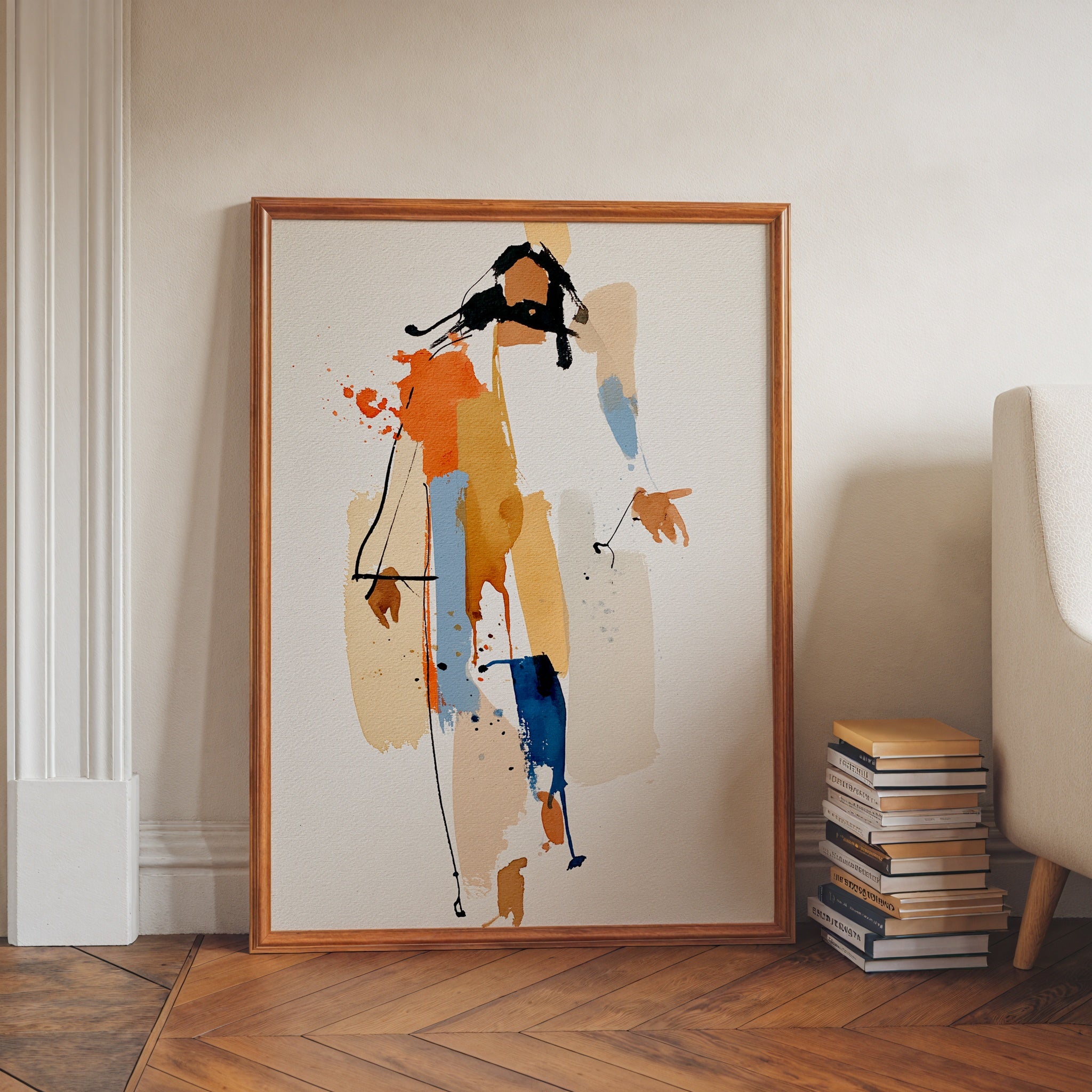 Brushed Figure Poster – i rum 2