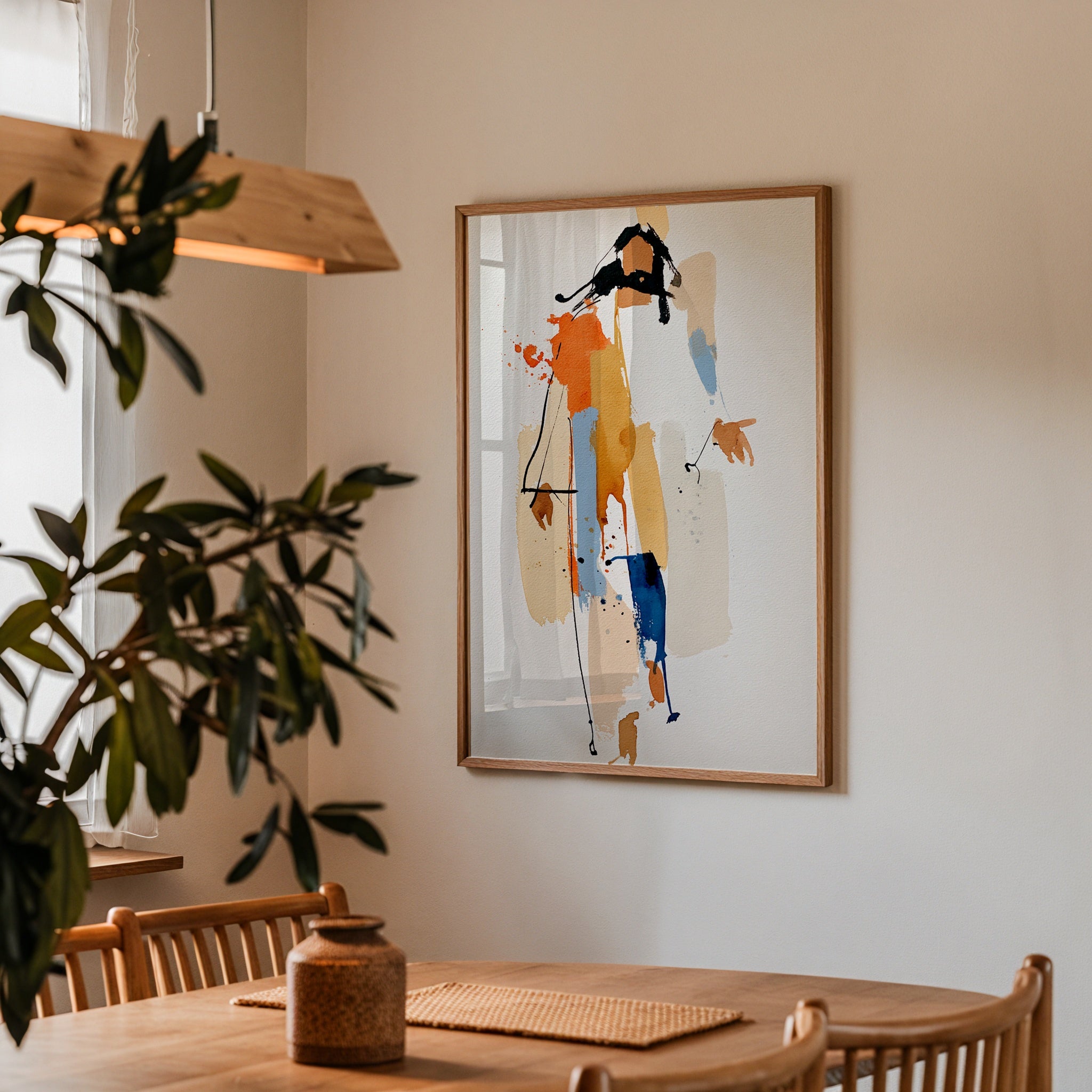 Brushed Figure Poster – i rum 4