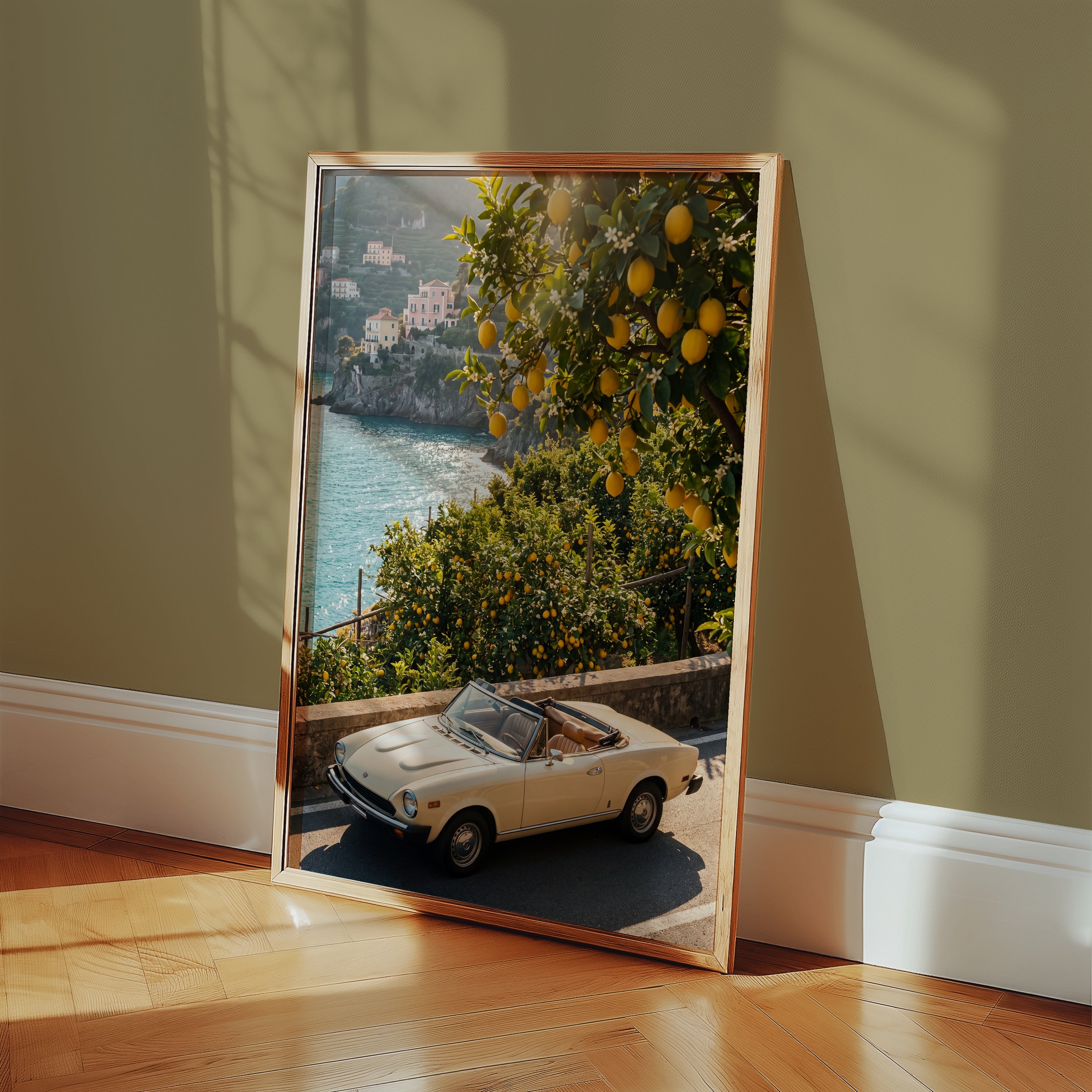 Cabriolet vid Citronlunden Poster – i rum 2