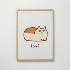 Cat Loaf Poster – ekram
