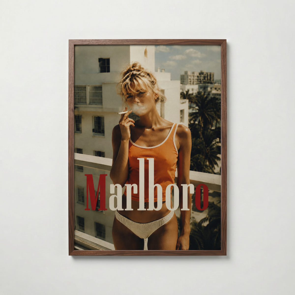 Cherry Smoke Poster – valnötsram