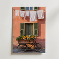 Citroncykel Poster – canvas utan passepartout