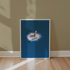 Deep Blue Swim Poster – i rum 2