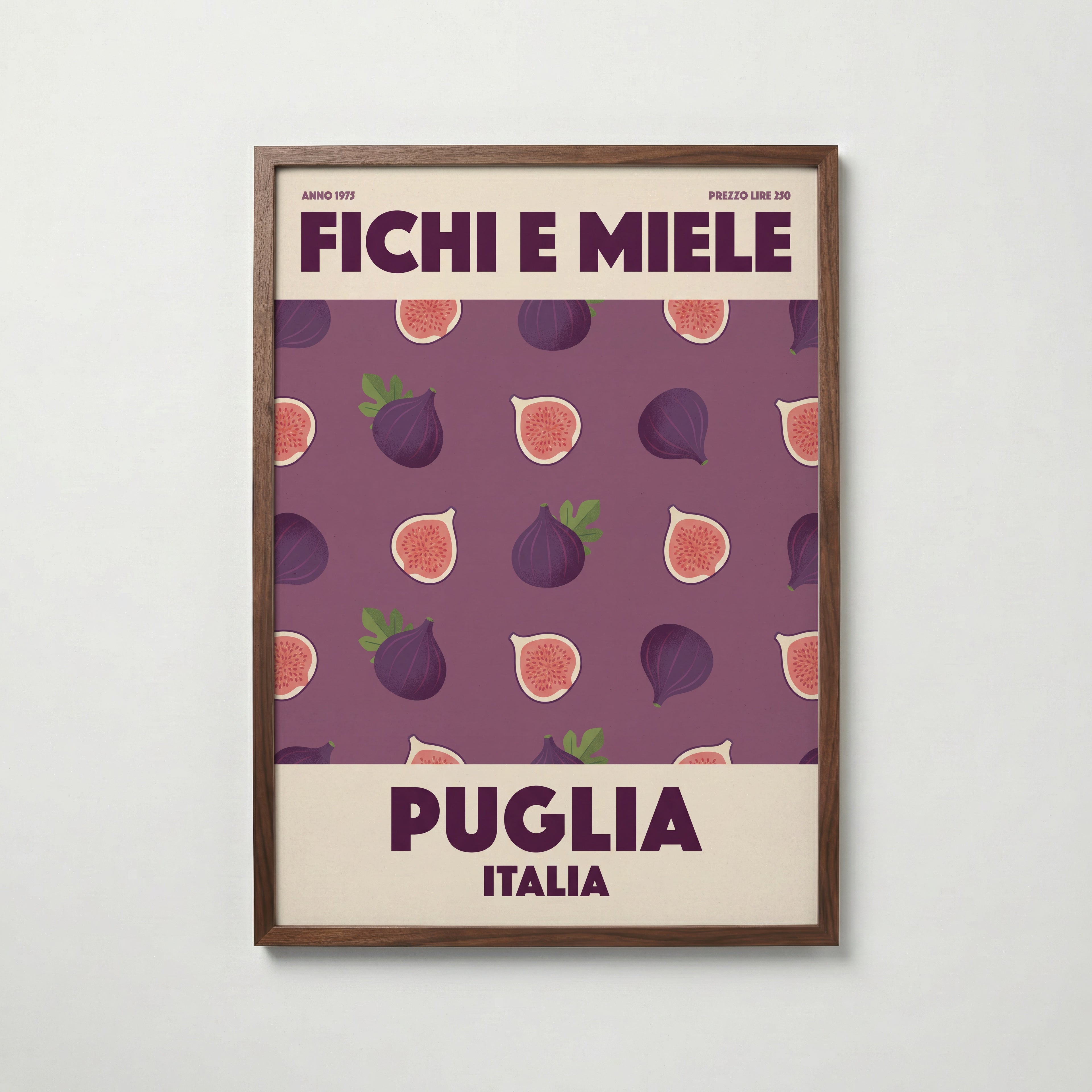 Figs and Honey Poster – valnötsram