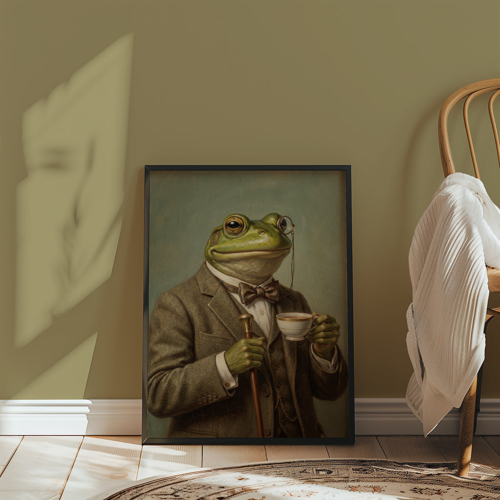 Gentleman Frog Poster – i rum 1