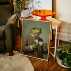 Gentleman Frog Poster – i rum 2
