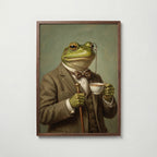 Gentleman Frog Poster – valnötsram