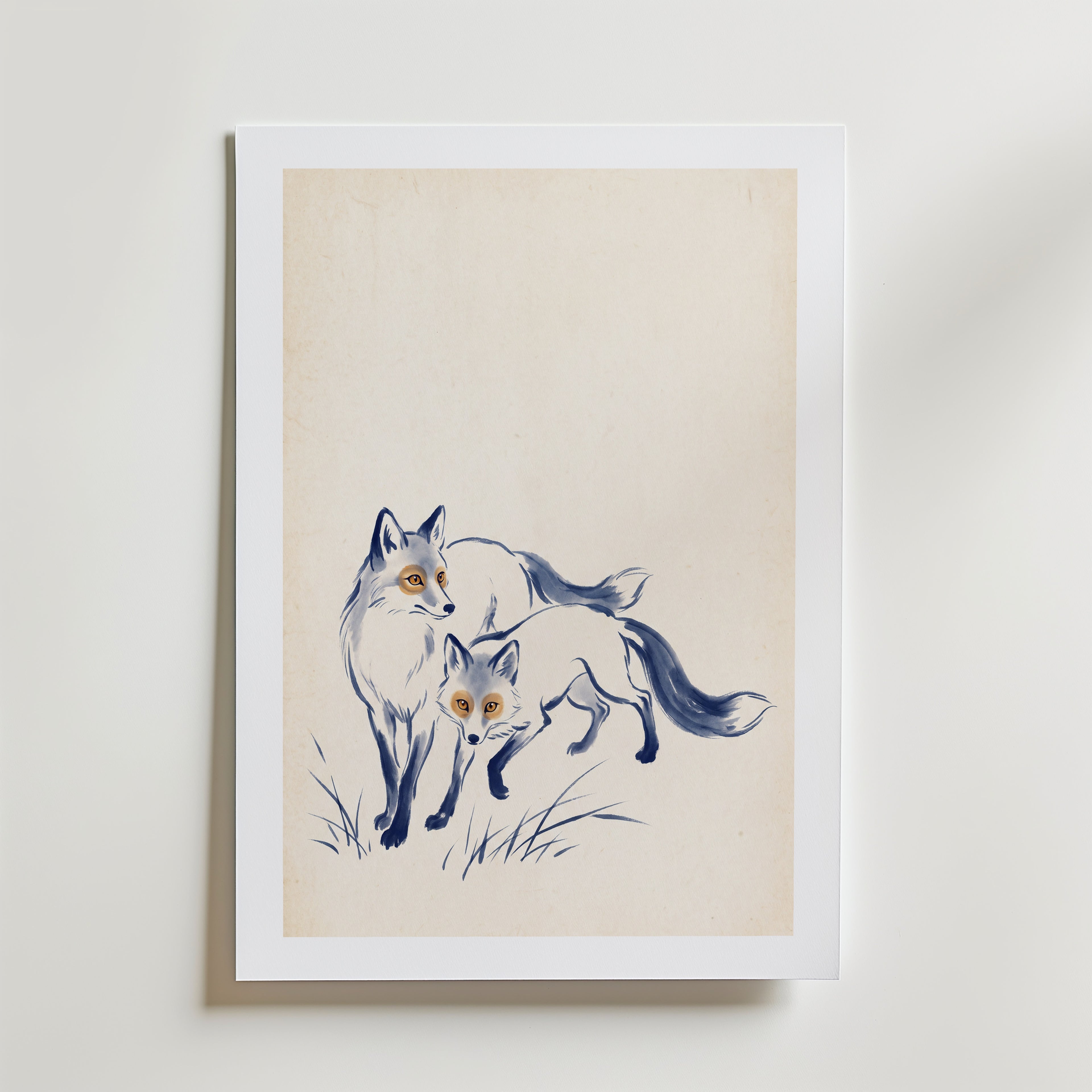 Golden Fox – med passepartout