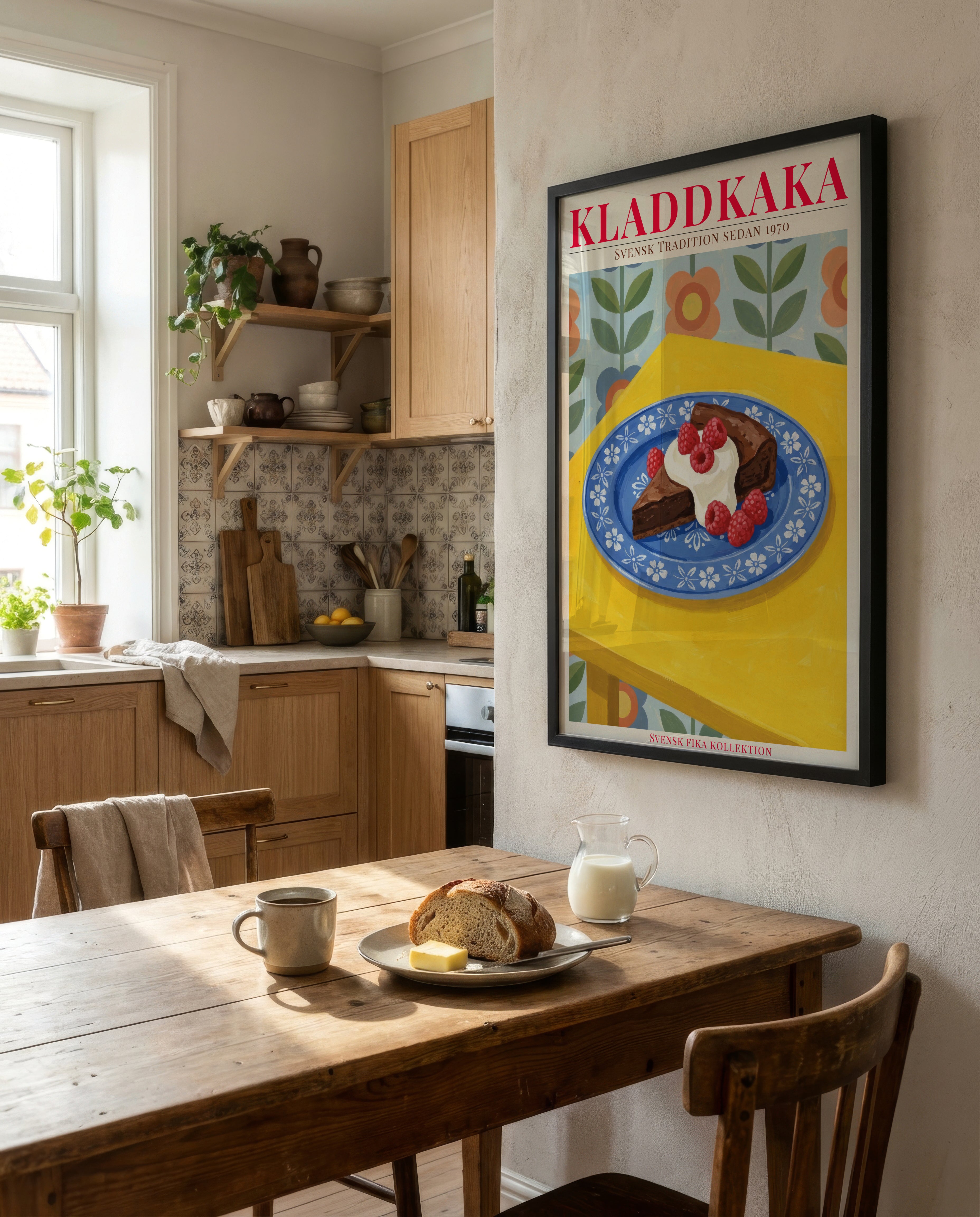 Kladdkaka Poster – poster väggdekoration