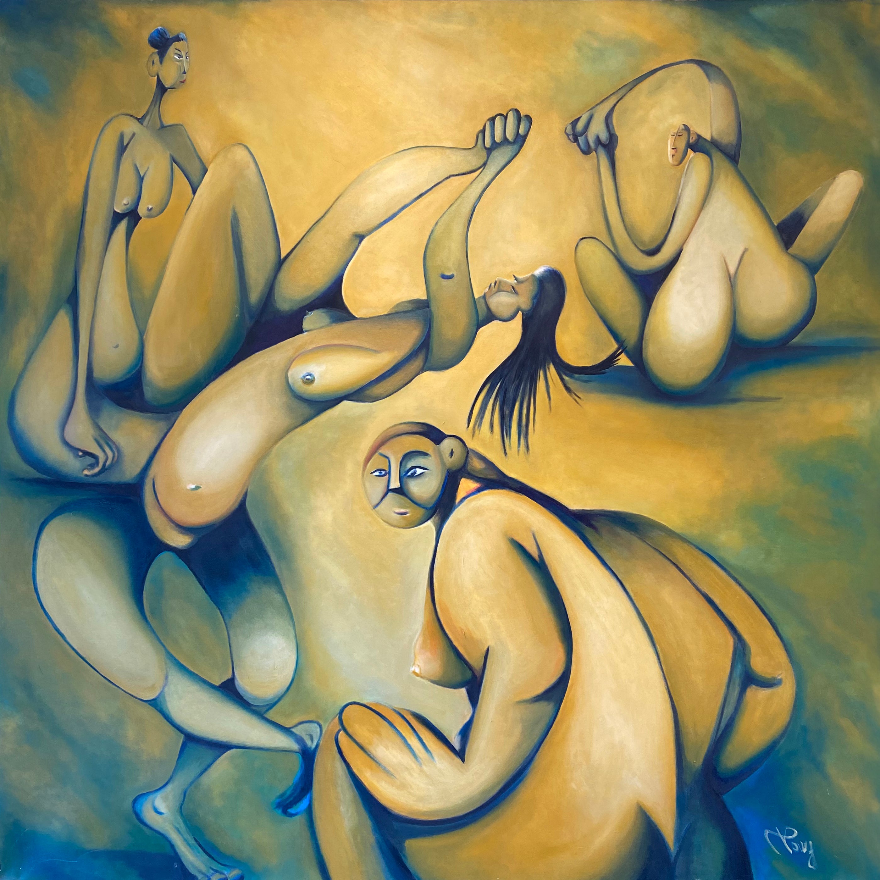 Les d'Emoiselles d'Ängelholm I – originalverk av Tony Nilsson