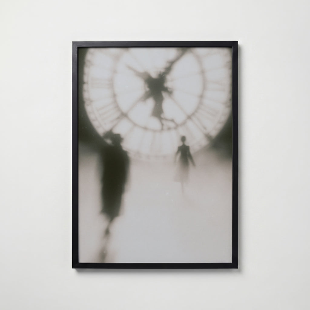 Inside The Clock Poster – svart ram