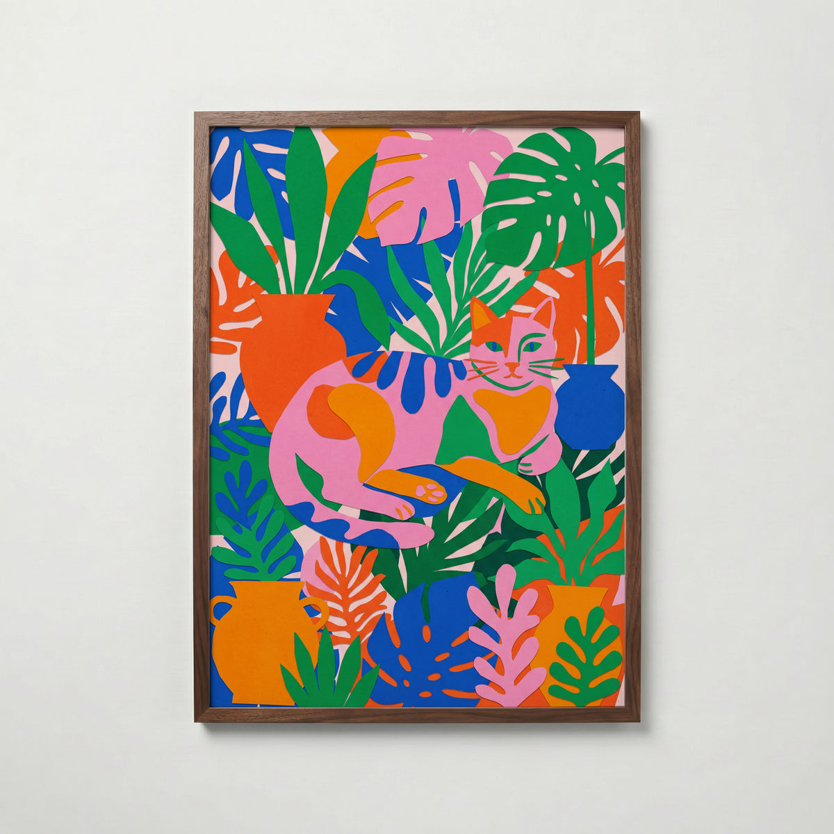 Jungle Cat Poster – valnötsram