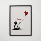Lillebror Poster – svart ram