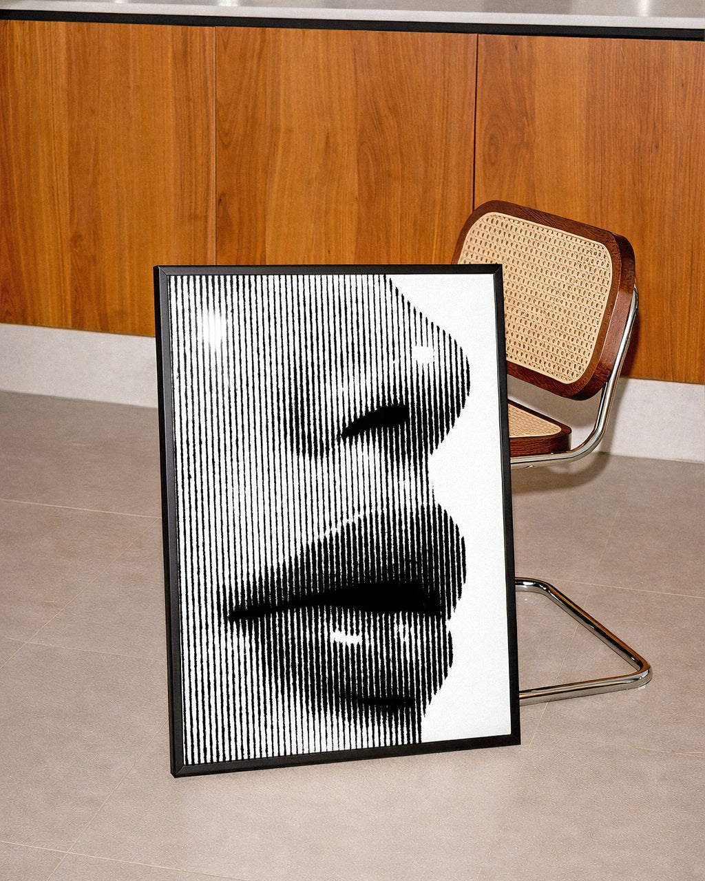 Line Portrait Poster – i rum 3