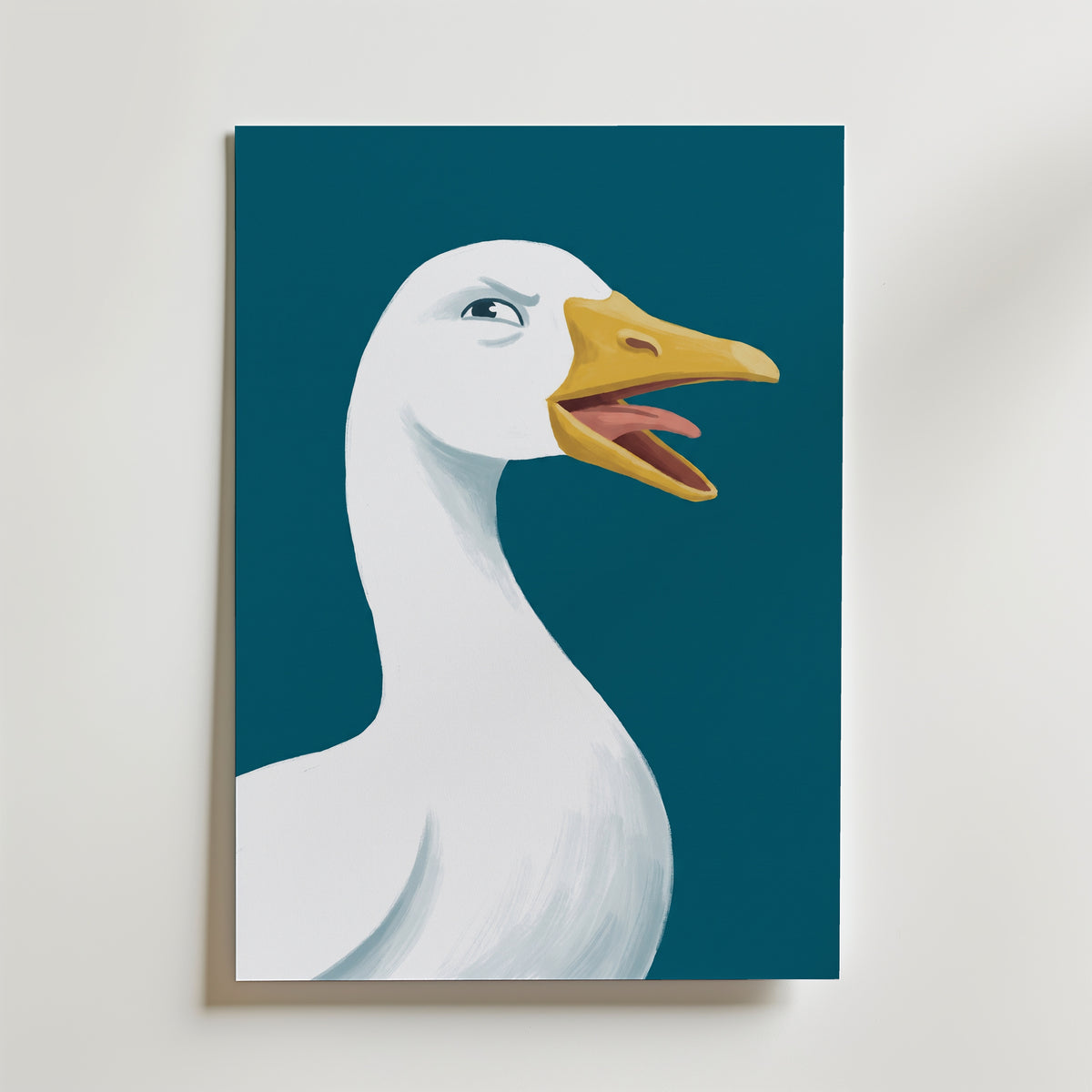 Loud Goose Poster – canvas utan passepartout