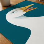 Loud Goose Poster – närbild på papper