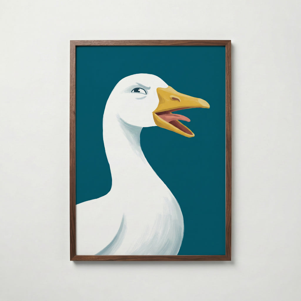 Loud Goose Poster – valnötsram