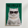 Meowgue Poster – canvas utan passepartout