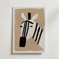 Minimal Zebra Poster – canvas utan passepartout