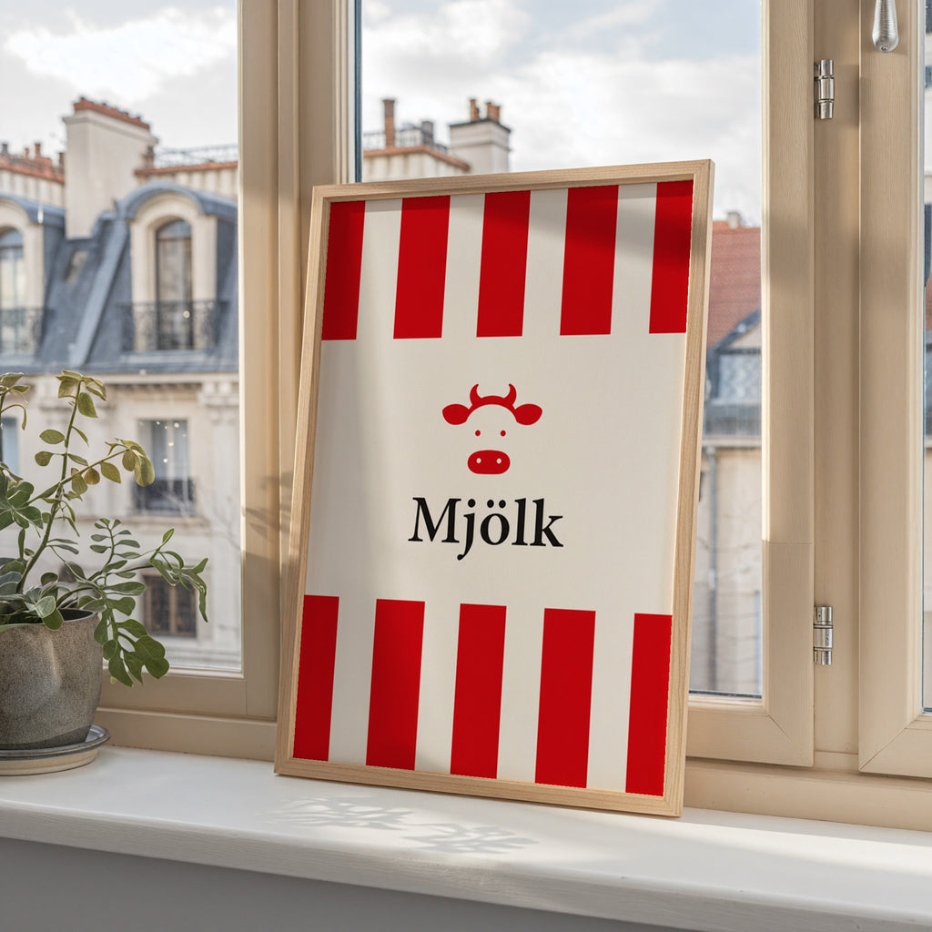 Mjölk Poster – i rum 2