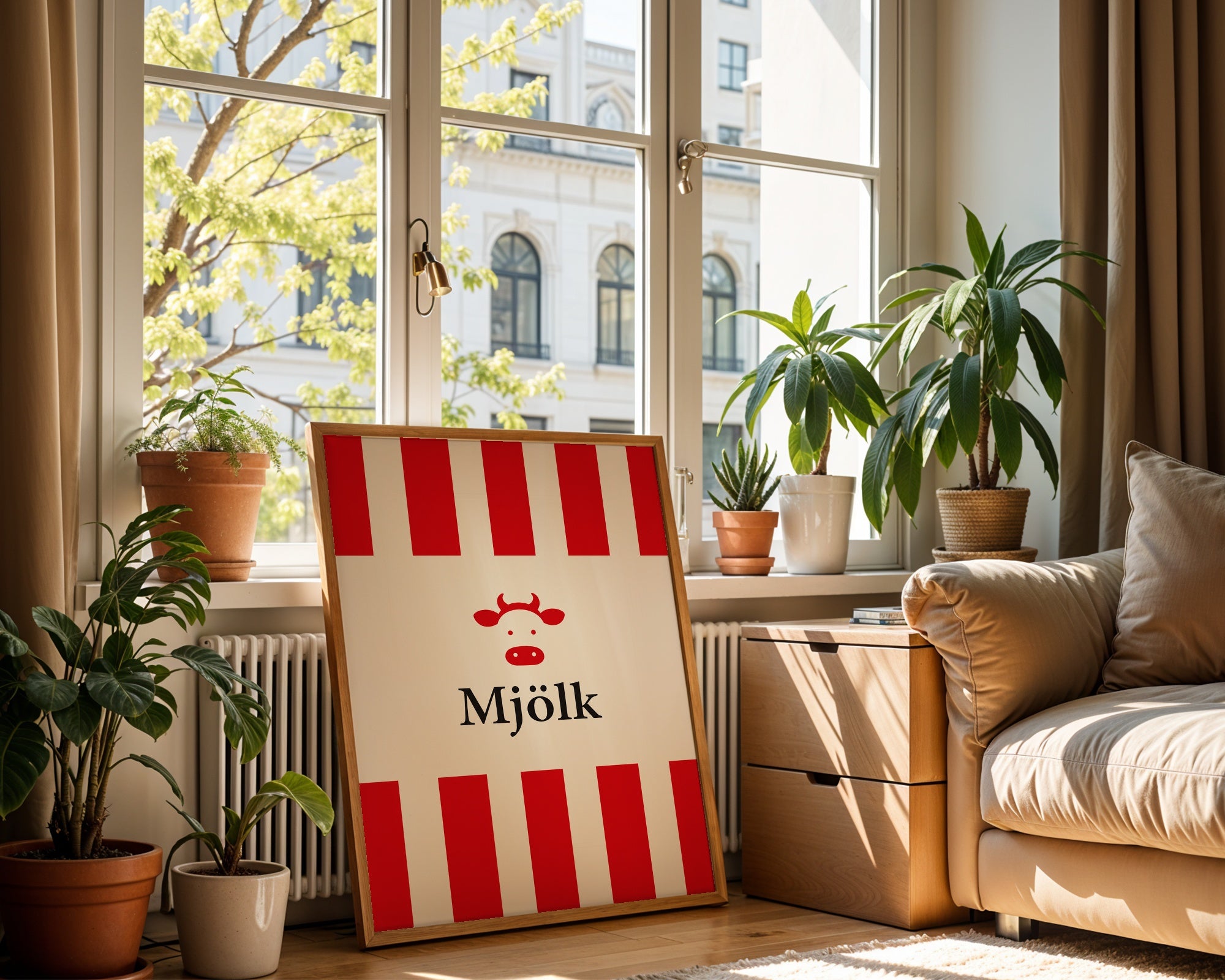Mjölk Poster – i rum 3