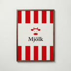 Mjölk Poster – valnötsram