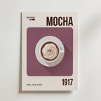 Mocha Poster – canvas utan passepartout