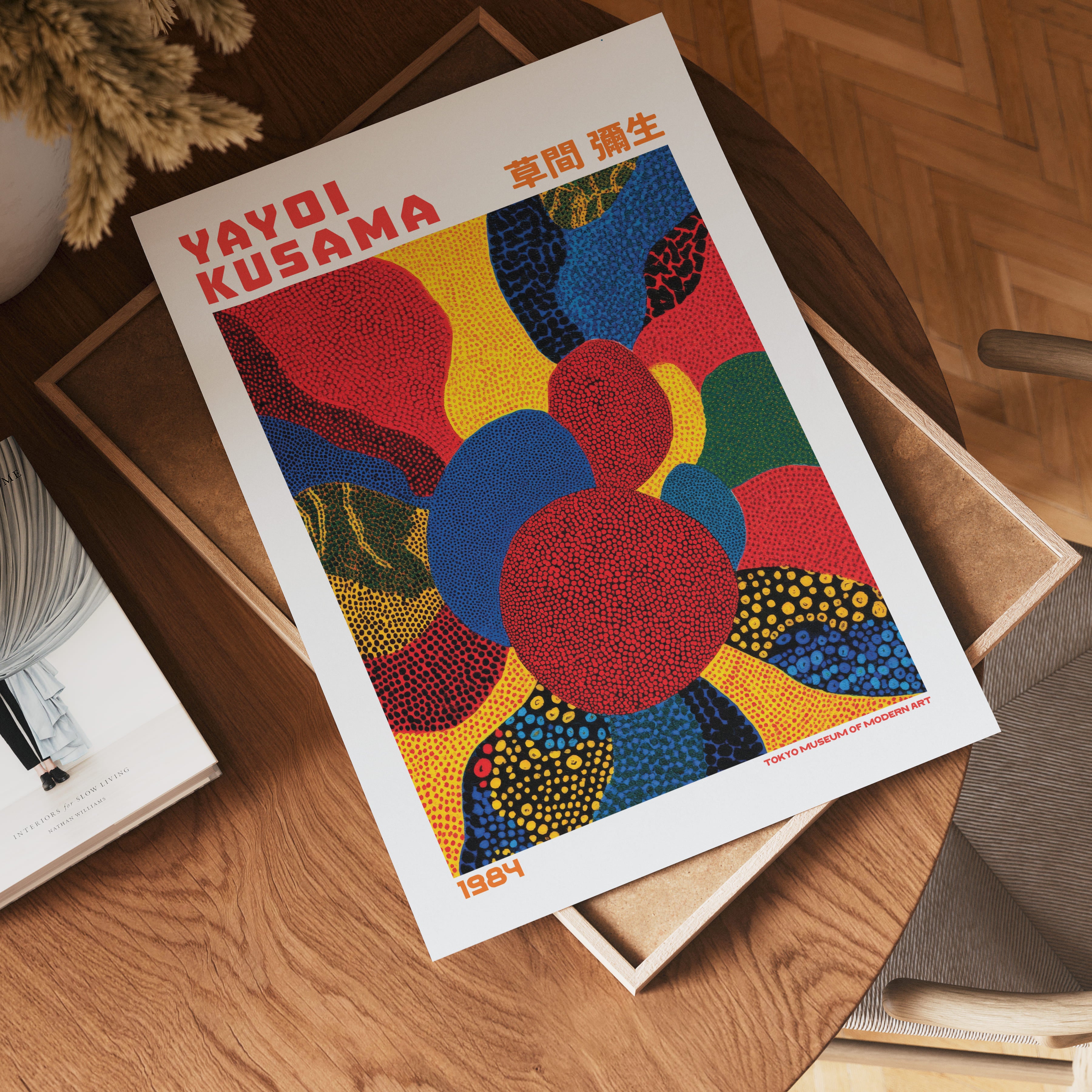 Yayoi Kusama Radiant Petals 1984 Poster