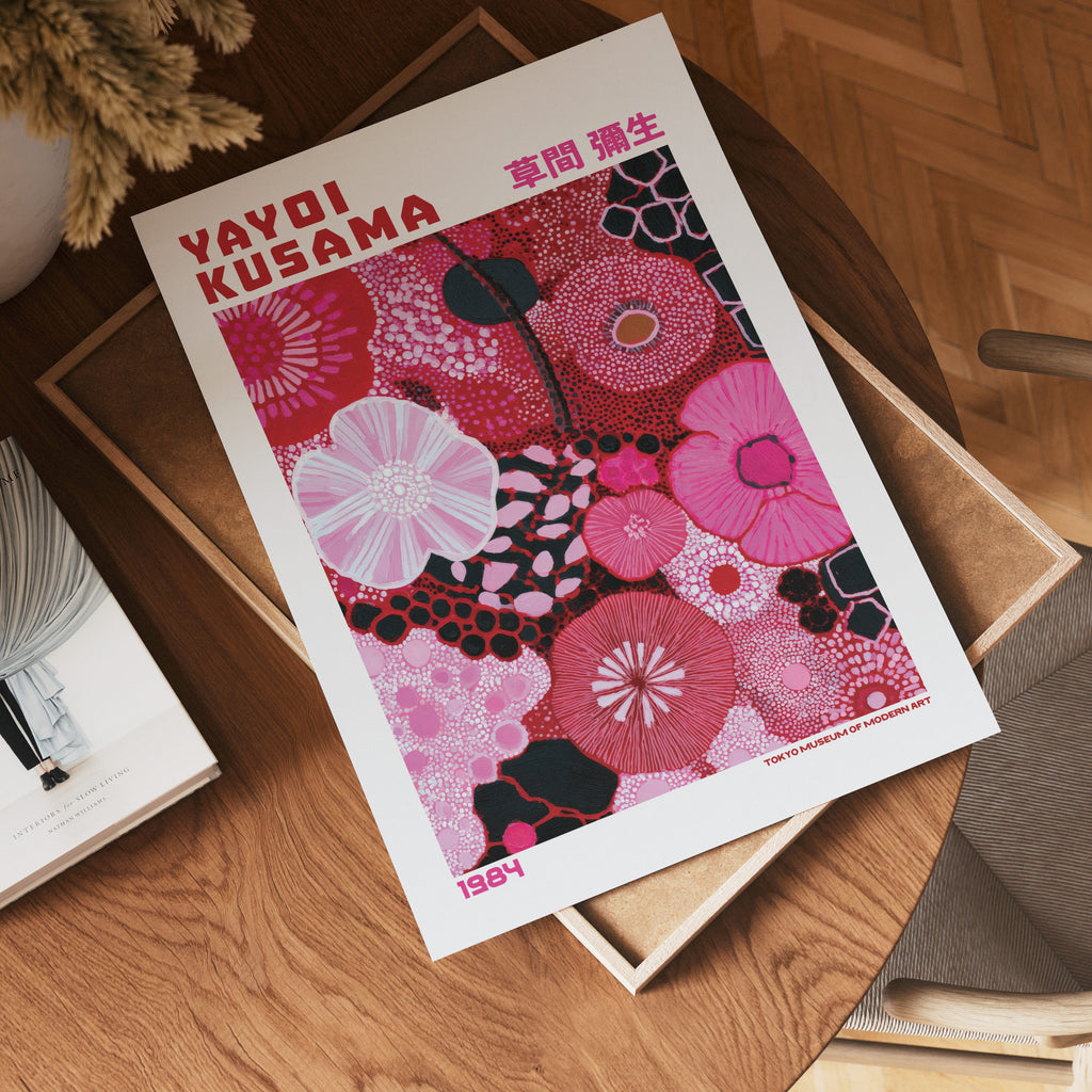 Yayoi Kusama Rose Pulse 1984 Poster